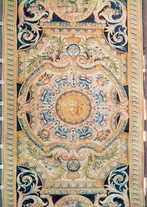 Detail of a Savonnerie Carpet Made for the Grande Galerie of the Louvre