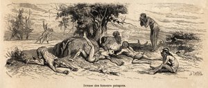 Drunkenness of smokers, illustration for 