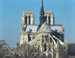 East end of Notre Dame, 1163-1345