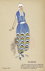 Elienne, from Toujours Chic, published 1921-22 by French School