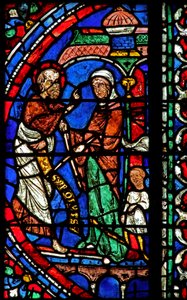 Elijah Meets the Widow of Sarepta Picking Up Sticks