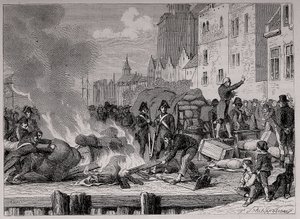 English goods sold or burned because of the continental blockade imposed on Great Britain by Napoleon