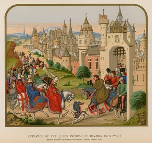 Entrance of the Queen Isabeau of Bavaria into Paris by French School
