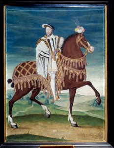 Equestrian portrait of Francois I, King of France