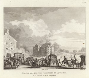 Exchange of prisoners in Austria by French School