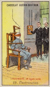 Execution by electrocution by French School
