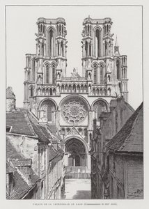 Facade of Laon Cathedral, early 13th Century