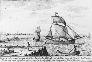 Fishing Boat for Cod and Northern Herring - Engraving, n.d.