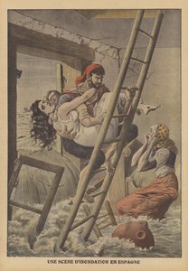 Floods in Spain by French School