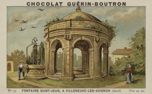 Saint-Jean Fountain, Villeneuve-les-Avignon, Gard by French School