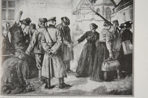 Forcibly removing French civilians from Lille to German labour colonies by French School