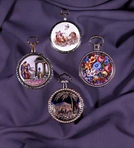 Four Jewelled and Enamelled Watch Cases, Late 18th Century