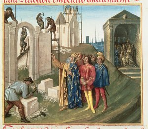 Construction of the Church at Aix La Chapelle by Charlemagne