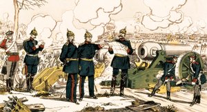 Franco-Prussian War: The Siege and the Bombardment of Paris by French School