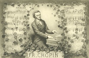 Frederic Chopin and His Funeral March by French School