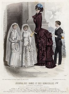 French fashion plate, late 19th century