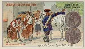 French Liard of the Reign of Louis XIV by French School