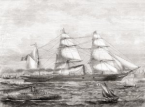 French Steam Powered Transatlantic Liner Pereire