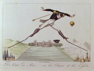 From High to Low... or the Causes and the Effects, caricature of Napoleon