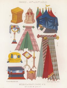 Furniture and Various Objects of the 12th and 13th Centuries by French School