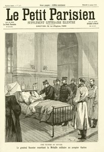 General Saussier Awarding the French Military Medal to a Fireman Named Garbez, Injured in the Line of Duty by French School