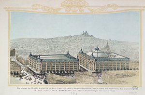 General view of the Parisian department store Printemps, 1911 by French School