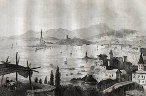 Genoa - Engraving from 