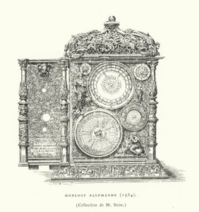 German clock, 1564 by French School