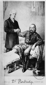 Giuseppe Garibaldi with Doctor Partridge, c.1862 by French School