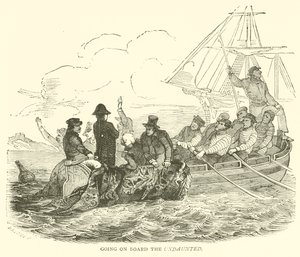 Going on Board the Undaunted by French School