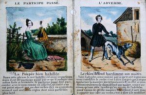 Grammar Book for Children, c.1850 by French School