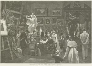 Grand Hall of the Fine Arts by French School