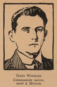Hans Winkler, Swiss Communist