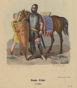 Man-at-Arms, 12th Century by French School