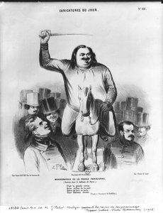 Honore de Balzac passing in review his characters