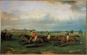 Horse Racing in Chantilly by French School