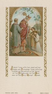 I sign thee with the sign of the cross by French School