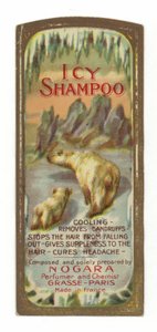 Icy Shampoo Label, Nogara by French School