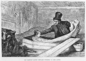 Illustration for The Assommoir, A Realistic Novel, by Emile Zola by French School