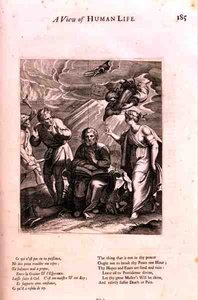 In Attendance of Death, illustration from the poem 