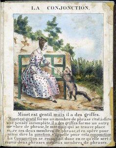 In La grammaire en images, leaflet album, circa 1850