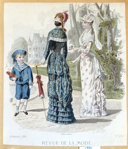 In a Park, from Revue de la Mode, 1881