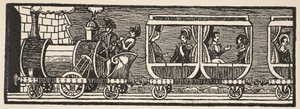 Inauguration of the railway between Paris and Orleans, 3rd May 1843, illustration from Histoire de la Nation Francaise, Sciences, Volumes I & II by French School