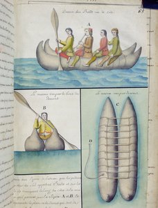 Indians of the South Seas Using Boats Called Balds