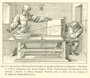 Instrument of Mathematical Precision for designing Objects in Perspective by French School