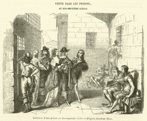 Interior of a Seventeenth-Century Prison by French School