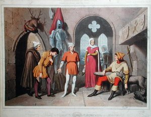 Interior of a Castle in the Vosges during the Fourteenth century by French School