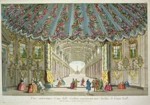 Interior of a Gallery Leading to Vauxhall Gardens