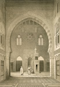 Interior of the Mosque of Qaitbay, Cairo