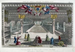 Interior of the Weapons Store of Paris (Arsenal de Paris)